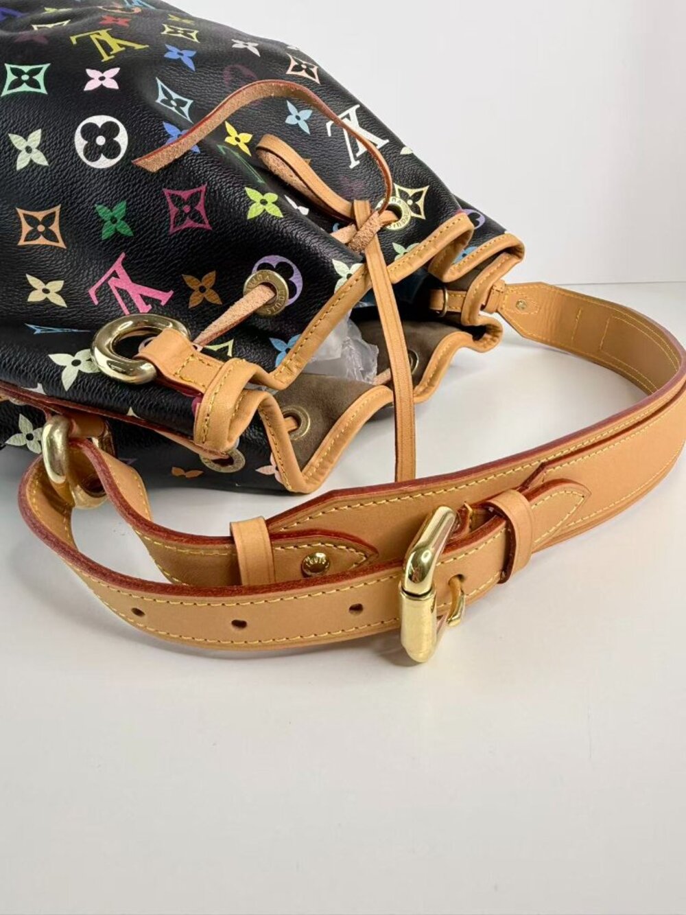 louis vuitton petit noe handbag monogram multicolor - Picture 9 of 13